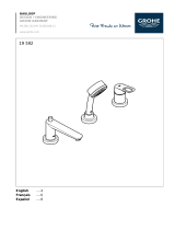 GROHE 19592000 Guide d'installation