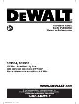 DeWalt DCS334BW6002052 Manuel utilisateur