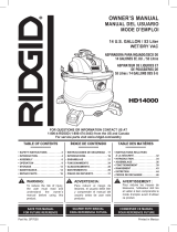 RIDGID HD1400 Manuel utilisateur