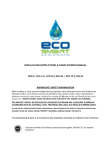 EcoSmart CB QC MEDLRG Manuel utilisateur