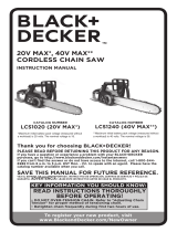 Black & Decker LCS1020B Manuel utilisateur