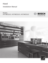 Bosch HCP34E52UC/01 Guide d'installation