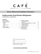 Cafe CDE06RP2NS1 Guide d'installation