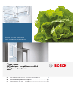 Bosch B36CT81SNS Guide d'installation