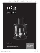 Braun MQ20BK Mode d'emploi