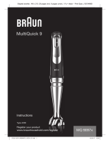 Braun MQ9005 CREAM PREMIUM Manuel utilisateur