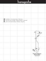 Hans Grohe Pressure Balance Showerpipe 04530 Series Guide d'installation
