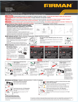 Firman W01784 Guide d'installation