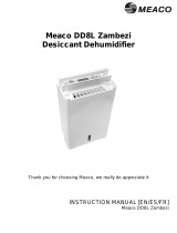Meaco DD8L Zambezi Z2 Manuel utilisateur