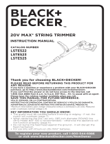Black & Decker LSTE522 Manuel utilisateur