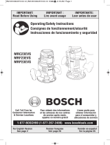 Bosch MRP23EVS Mode d'emploi