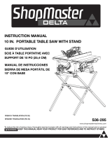 Delta ShopMaster S36-300 Manuel utilisateur