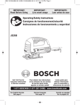Bosch JS260 Mode d'emploi