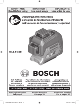 Bosch VisiMax  GLL3-300 Manuel utilisateur
