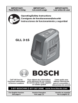 Bosch GLL 3-15 Manuel utilisateur