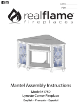 Real Flame 1750E-GRY Manuel utilisateur