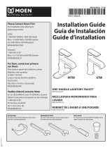 Moen WS84760 Guide d'installation