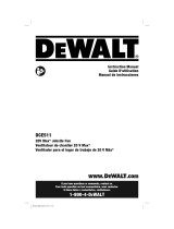DeWalt DCE511C1 Manuel utilisateur