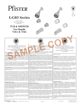 Pfister LG03-6110 Guide d'installation