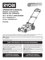 Ryobi RY40190 Manuel utilisateur