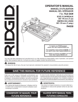 RIDGID R4030S-R7135-FT7005 Mode d'emploi