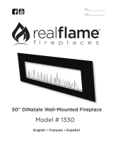 Real Flame 1330E-BK Manuel utilisateur