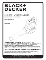 BLACK DECKER LSW60 Manuel utilisateur