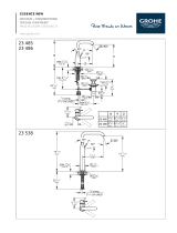 GROHE 23485A0A Guide d'installation