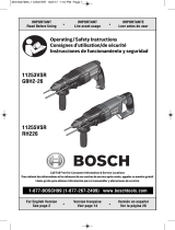 Bosch 11255VSR+HCK001 Manuel utilisateur