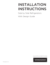 Monogram ZISP480DKSS Guide d'installation