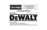 DeWalt DWE7491 Manuel utilisateur