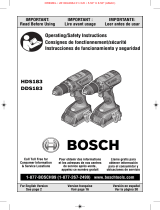 Bosch HDS183 Manuel utilisateur