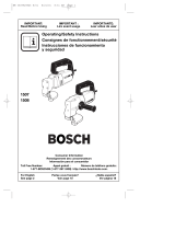 Bosch 1508 - 8 Gauge Unishear Shear Manuel utilisateur