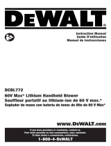DeWalt DCBL772BWB609 Manuel utilisateur