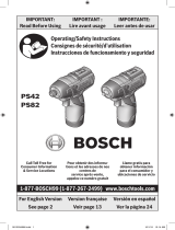 Bosch PS82-02 Manuel utilisateur