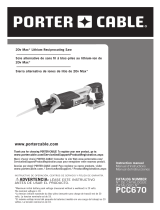 Porter Cable PCC670 Manuel utilisateur