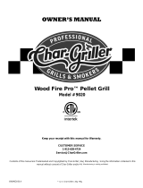 CharGriller Wood Fire Pro Pellet Grill 9040 Le manuel du propriétaire