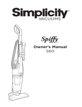 Simplicity S60 Manuel utilisateur