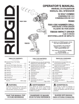 RIDGID R9501-AC8502N Manuel utilisateur