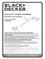 BLACK DECKER LSTE525BT Manuel utilisateur