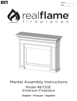 Real Flame 6720E-RW Manuel utilisateur