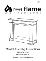 Real Flame 1220E-W Le manuel du propriétaire