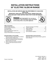 Electrolux EW30ES80RS Guide d'installation