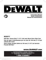 DeWalt DCS577W606 Manuel utilisateur