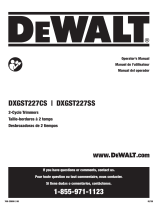 DeWalt DXGST227SS Manuel utilisateur