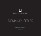 Definitive Technolog D11 Manuel utilisateur