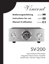 VINCENT Sv-200 Le manuel du propriétaire