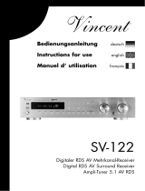 VINCENT SV-122 Le manuel du propriétaire