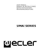 Ecler UMA215 Manuel utilisateur