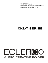 Ecler CKL SM115/T Manuel utilisateur